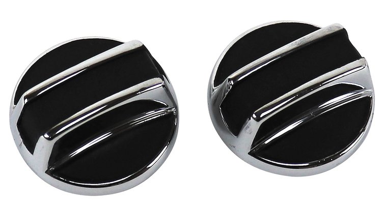 X2609 Door Lock Knobs, 1968-1977 Chevy Corvette, Inside, Reproduction