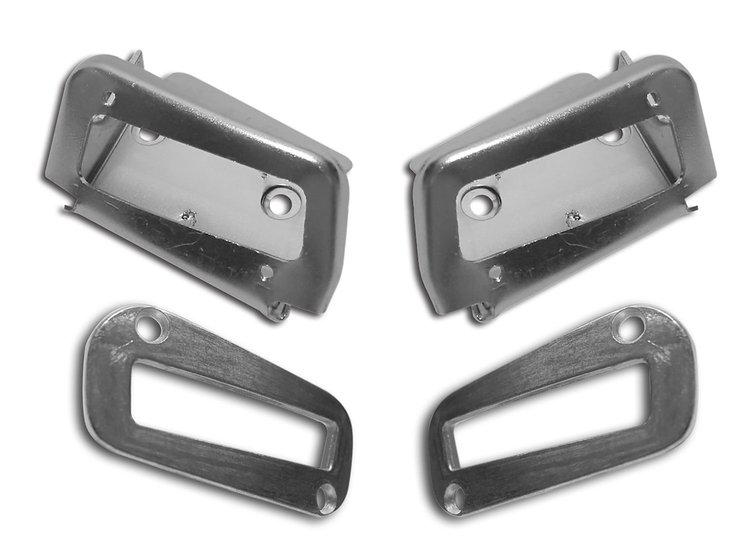 X2635 Shoulder Harness Seat Kit, 1970-1975 Chevy Corvette, Rear 4 Piece