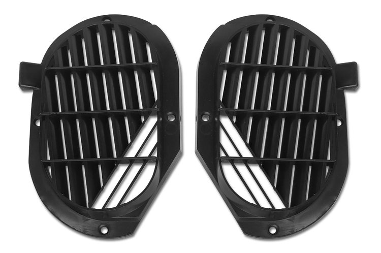 X2636 Vent Grilles, 1963-1967 Chevy Corvette, W/O AC