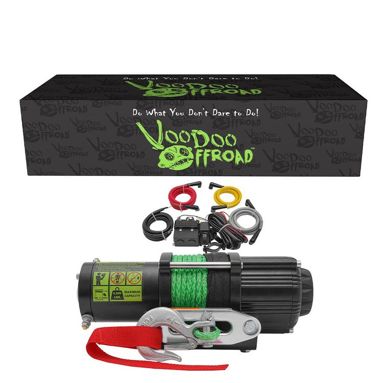 P000025 4500 lb. UTV Winch with 50 ft. Synthetic Rope
