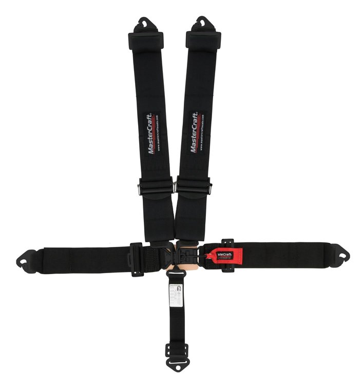 111234 Restraint, 3x3, L&L, PD Both Lap, Individual Shoulder-QSR, Snap-In, 5-Point, SFI 16.1, Black