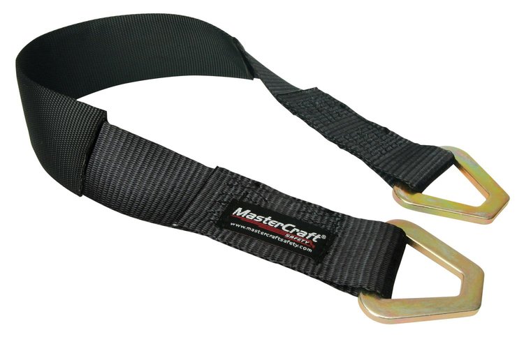 400019 2 in. x 30 in. Axle Loop with Sleeve 10k Rated, Black