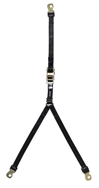400020 Y-Type Spare Tire Hold Down 2 in., Black