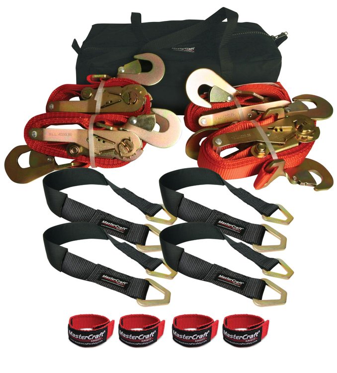 400023 Vehicle Tie Down Kit, Black