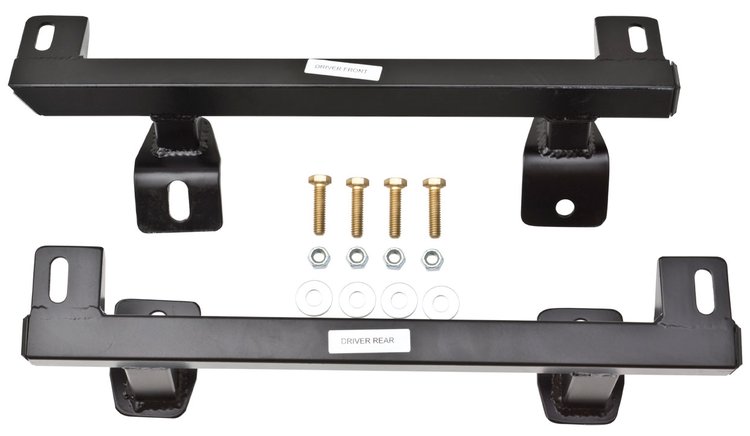 621106 Seat Base, 1993-2002 Ford Ranger Extended Cab, Mounting Bracket, Driver, Black