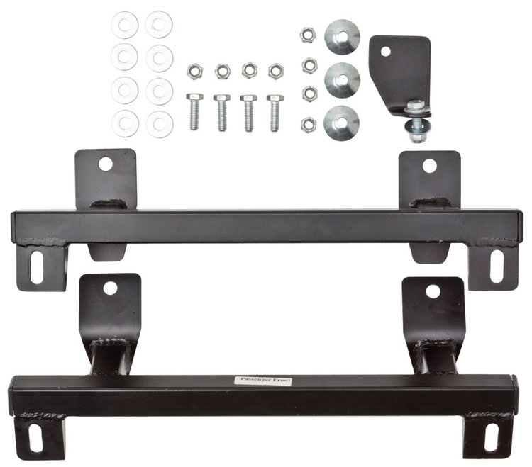 621305 Seat Base, 1983-1992 Ford Ranger Extended Cab, Mounting Bracket, Passenger, Black
