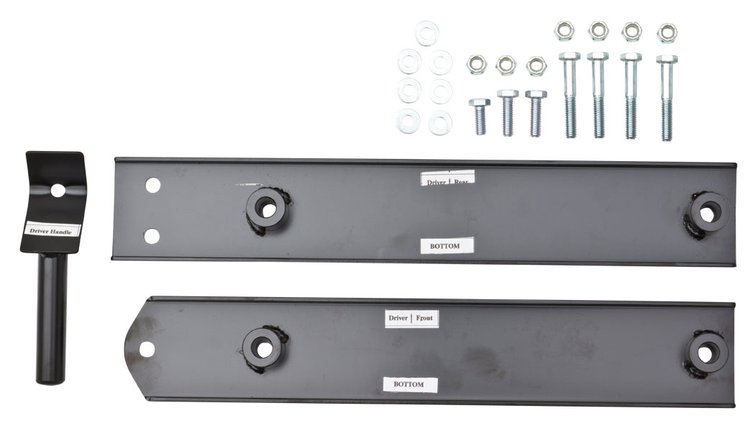 624004 Adapter Kit, 1997-2002 Jeep TJ, Driver, Black