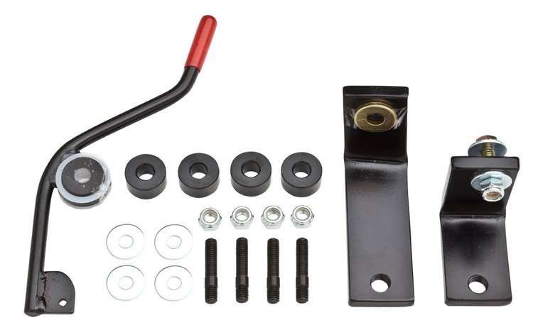 624204 Adapter Kit, 2003-2006 Jeep TJ, Driver, Black