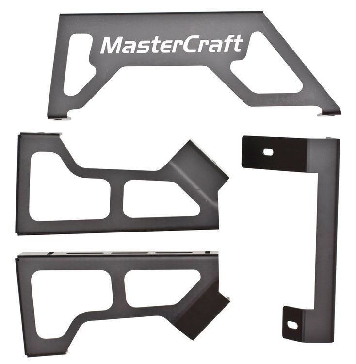 624407 Adapter Kit, 2007-2018 Jeep JK, Rear Seat Mounting Bracket- Bench/Buckets-4 Door, Black
