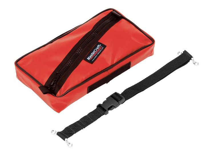 640101 Tool Tote, Small, 12 x 6 x 2 1/2 with1 bag strap, Red