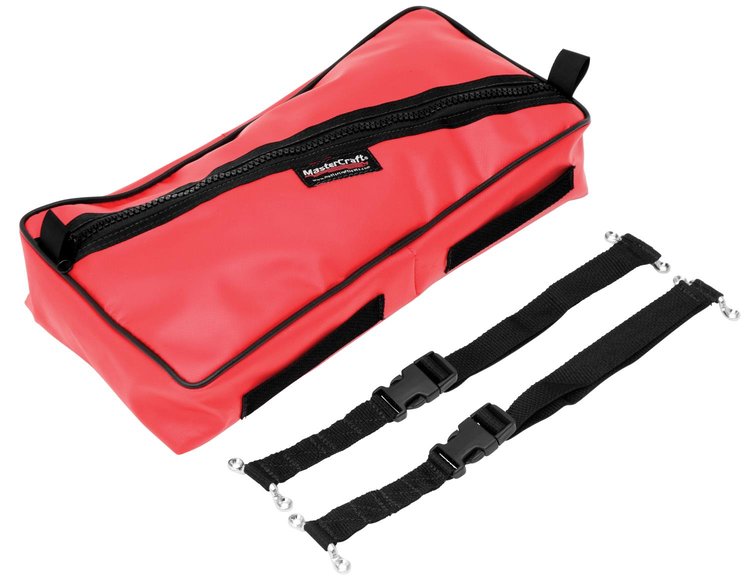 640109 Tool Tote, Large, 17x 8 x 3 1/2 with 2 bag straps, Red