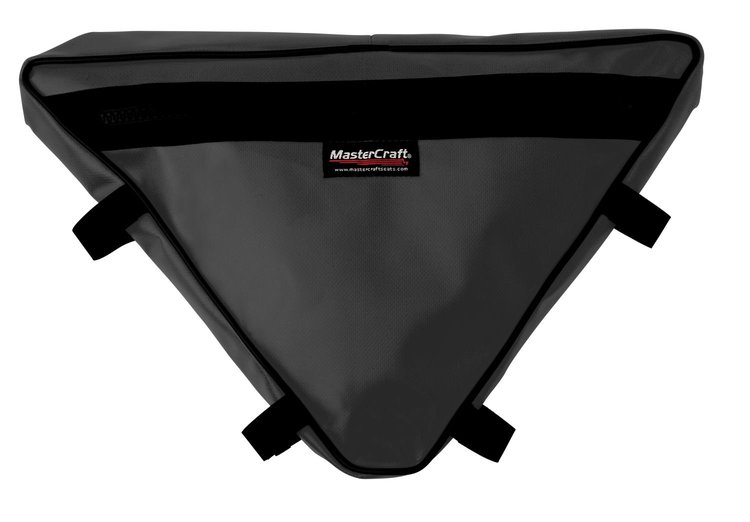 640119 "Jimco" Large Triangle Bag, Black, Dim: 18 1/2 in. x 15 in. x 15 in. x 2 3/4 in.