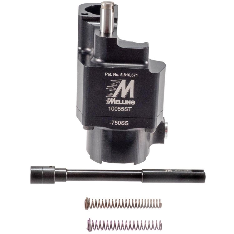 10055ST-750SS Billet Aluminum Performance Oil Pump Fits SBC Gen1 [7 1/2 in. Deep Pans, Standard Volume]
