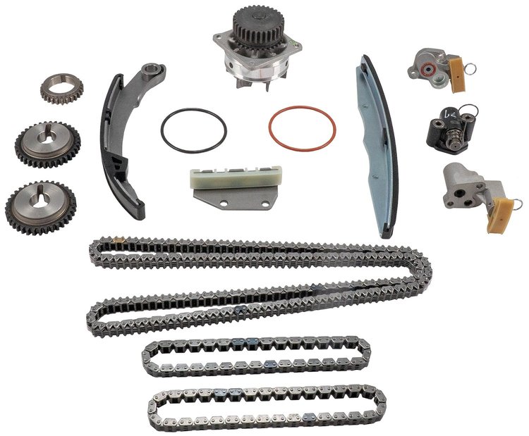 3-0719SHWP Stock Replacement Engine Timing Chain Kit with Water Pump Nissan 4.0L VQ40DE