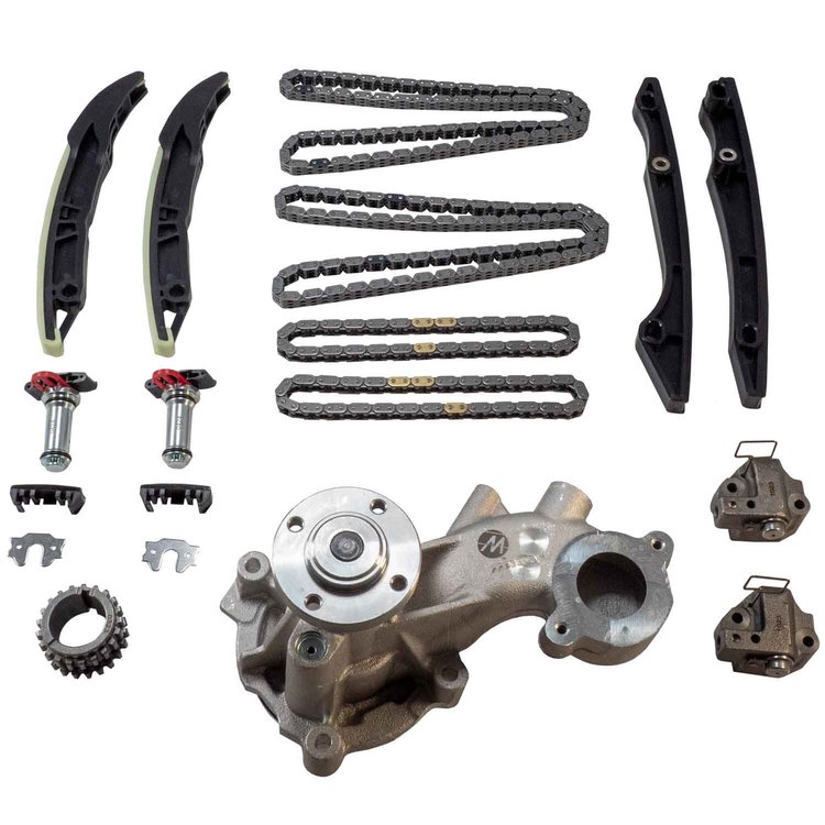 3-1036SAWP Stock Replacement Engine Timing Chain Kit with Water Pump Ford 5.0L