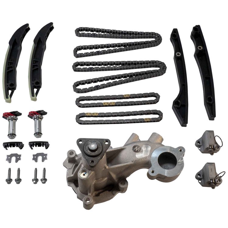 3-1036SXWP1 Stock Replacement Engine Timing Chain Kit with Water Pump Ford 5.0L
