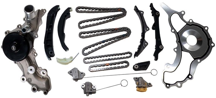 3-1038SXWP2 Stock Replacement Engine Timing Chain Kit with Water Pump Chrysler/Jeep 3.2L/3.6L