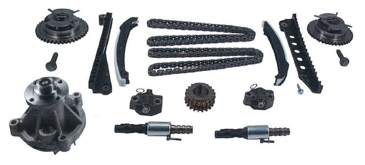3-391SCCK3 Premium Timing Set and Aluminum Water Pump for Select 2004-2014 Ford, Lincoln Models w/5.4L (L, V, 5 Vin)