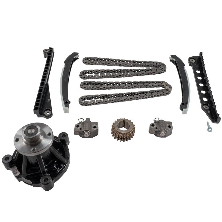 3-391SCCWP-1 Stock Replacement Engine Timing Chain Kit with Water Pump Ford 6.8L