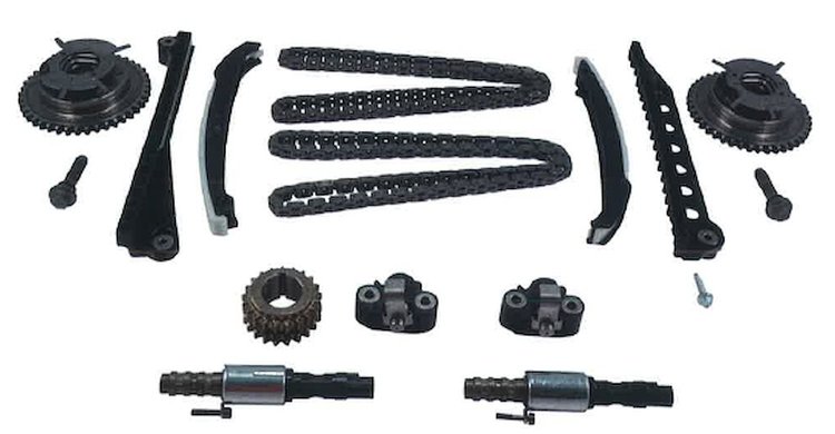 3-391SCVVT1 Engine Timing Set for Select 2004-2014 Ford Models w/5.4L Engine (V, 5 Vin) - Plastic Tensioners