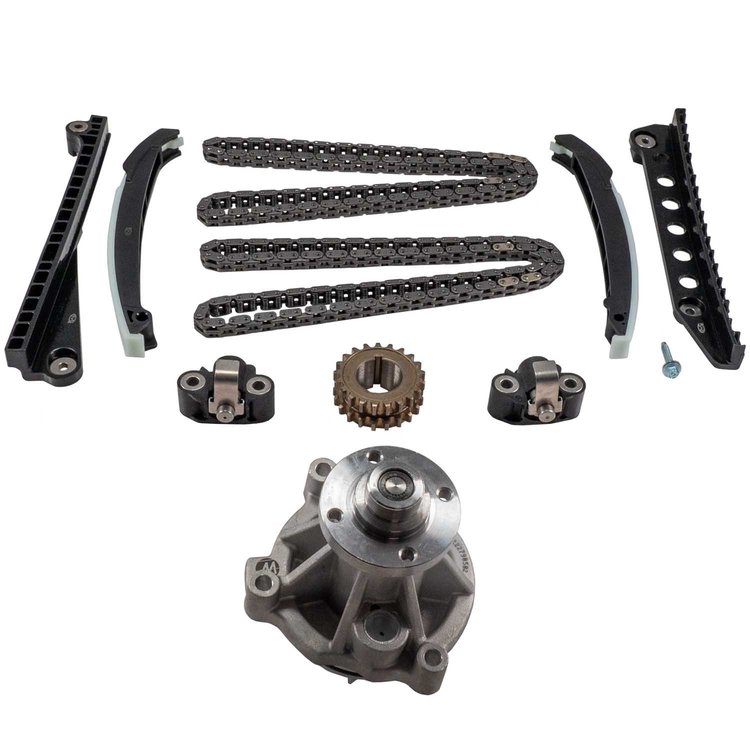 3-391SCWP Stock Replacement Engine Timing Chain Kit with Water Pump Ford, Lincoln 5.4L