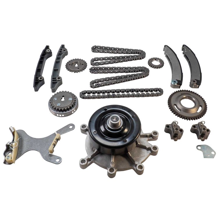 3-393SDWP Stock Replacement Engine Timing Chain Kit with Water Pump Dodge, Jeep, Mitsubishi, Ram 3.7L