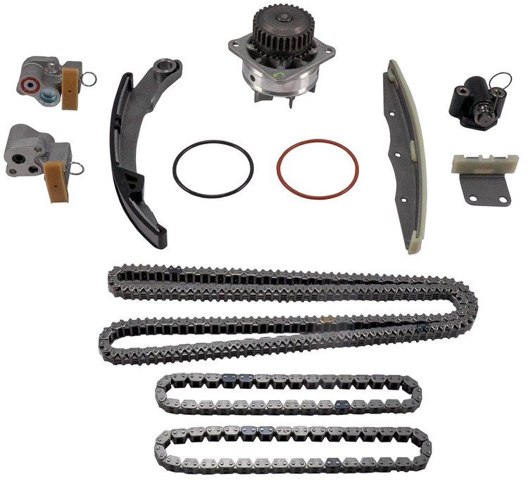 3-720SAXHWP Stock Replacement Engine Timing Chain Kit with Water Pump Nissan 3.5L