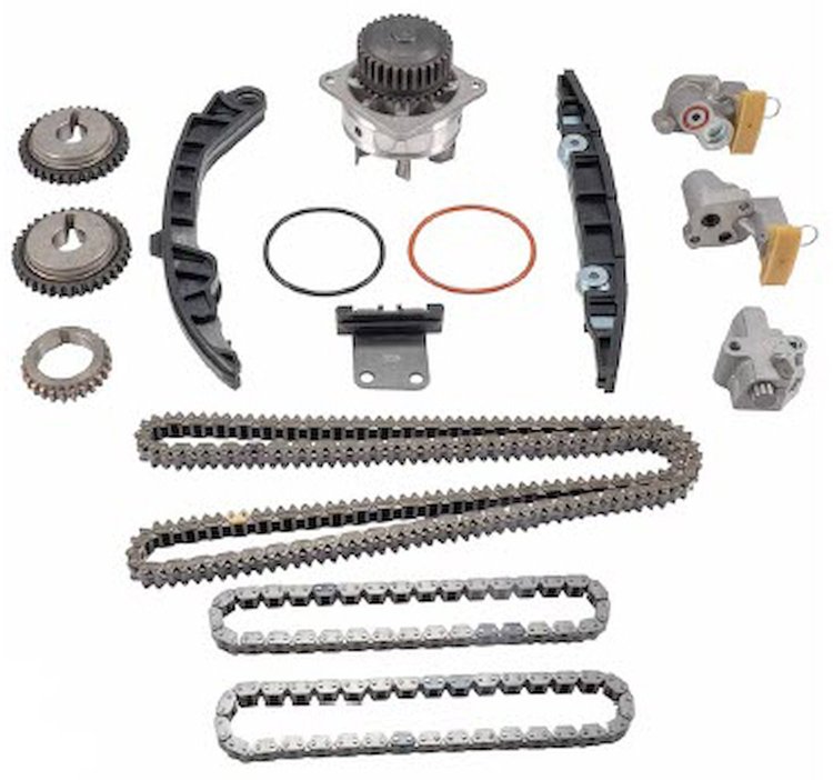 3-730SA1HWP Engine Timing Chain Set and Water Pump Kit for 2007-2008 Fits Infiniti FX35/G35/M35 3.5L V6 DOHC (VQ35DE)