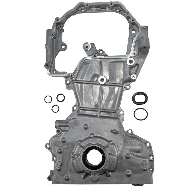 M503 Stock Replacement Oil Pump Timing Cover Assembly INFINITI, Nissan 2.5L
