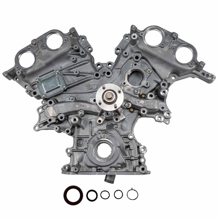 M582 Timing Cover & Oil Pump Assembly w/Water Pump for Select Toyota Tacoma Trucks w/3.5L V6 Engine