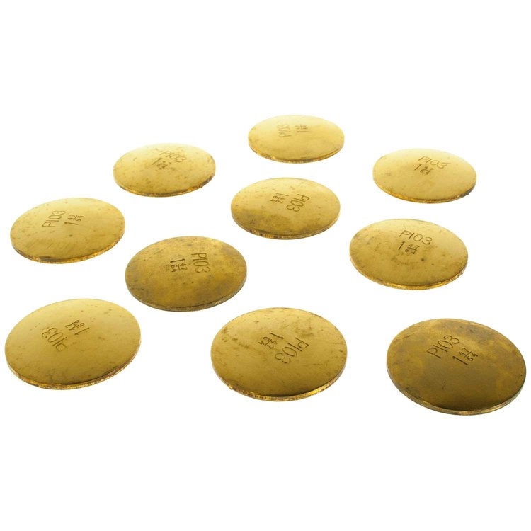 FREEZE PLUG-10 PACK-BRASS