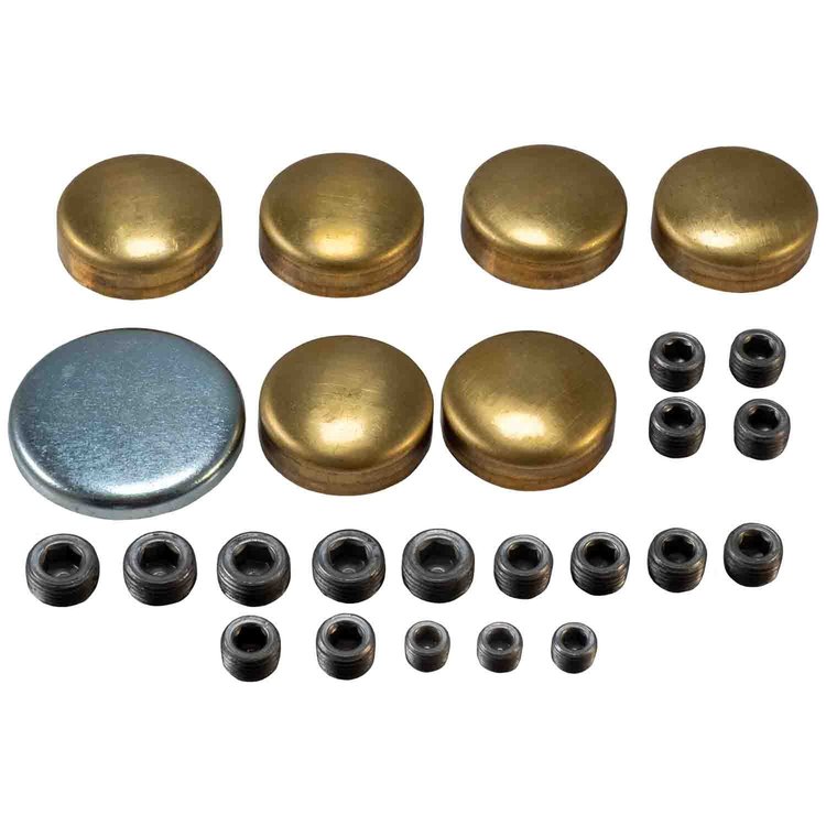 Engine Expansion and Freeze Plug Kit for GM, GMC 6.0L, 7.0L, 7.4L [Brass]