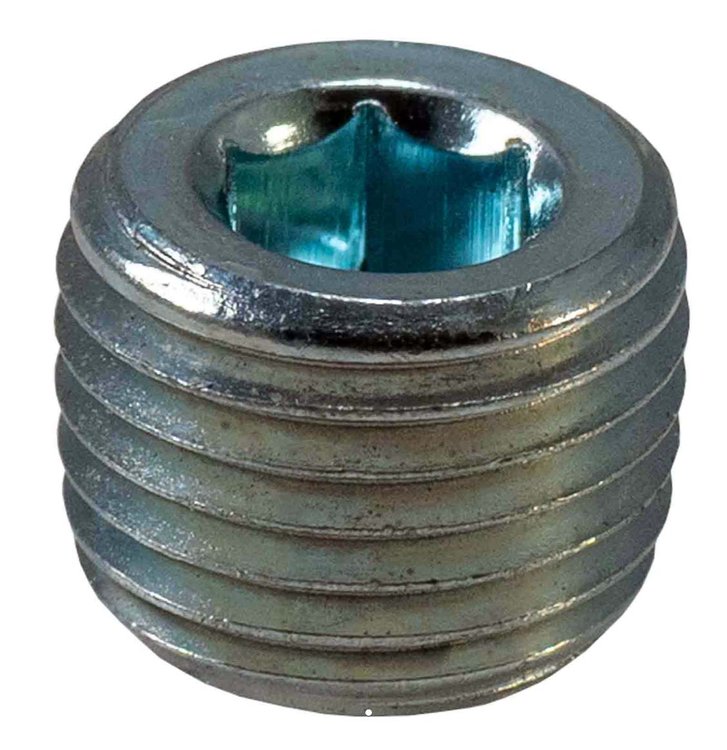 Engine Pipe Plug Bulk Pack, Hex Drive, Coarse Thread [Galvanized Steel]