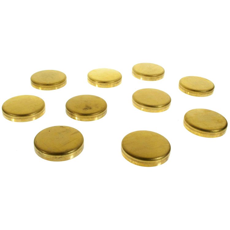 SHALLOW PLUGS-BRASS-10PK
