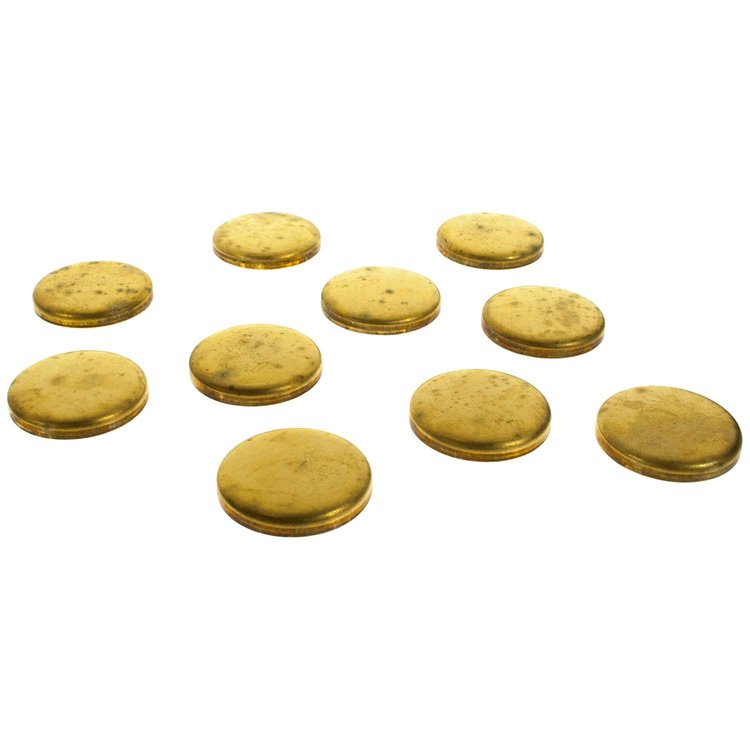 SHALLOW PLUGS-BRASS-10PK