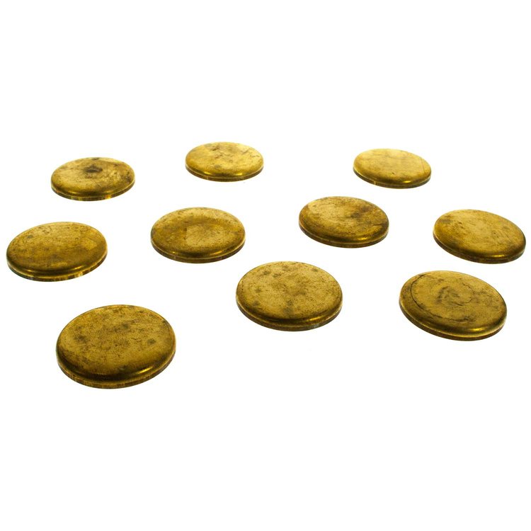 SHALLOW PLUGS-BRASS-10PK