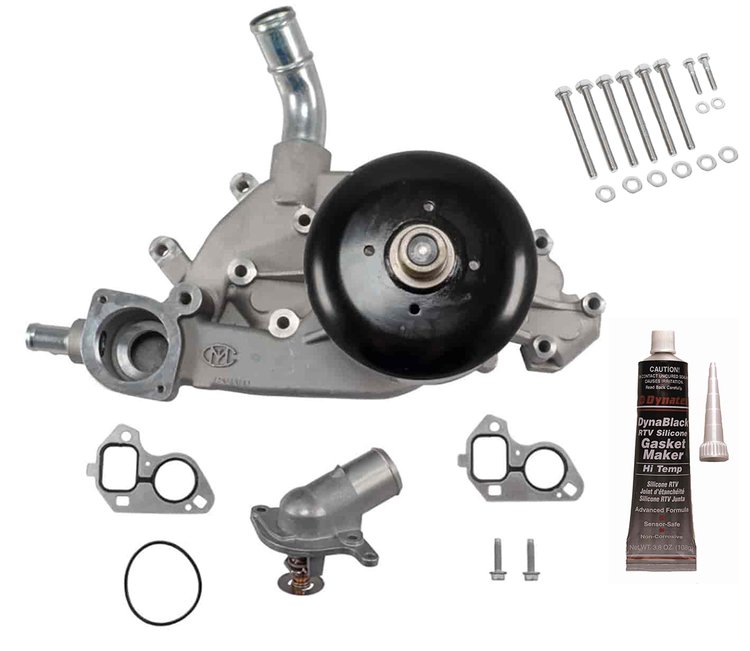 MWP-500WTK Water Pump Install Kit for Select 99-06 GM Truck/SUV LS 4.8L, 5.3L, 6.0L Gen III V8 / 2006-2011 Workhorse W42 4.8L V8