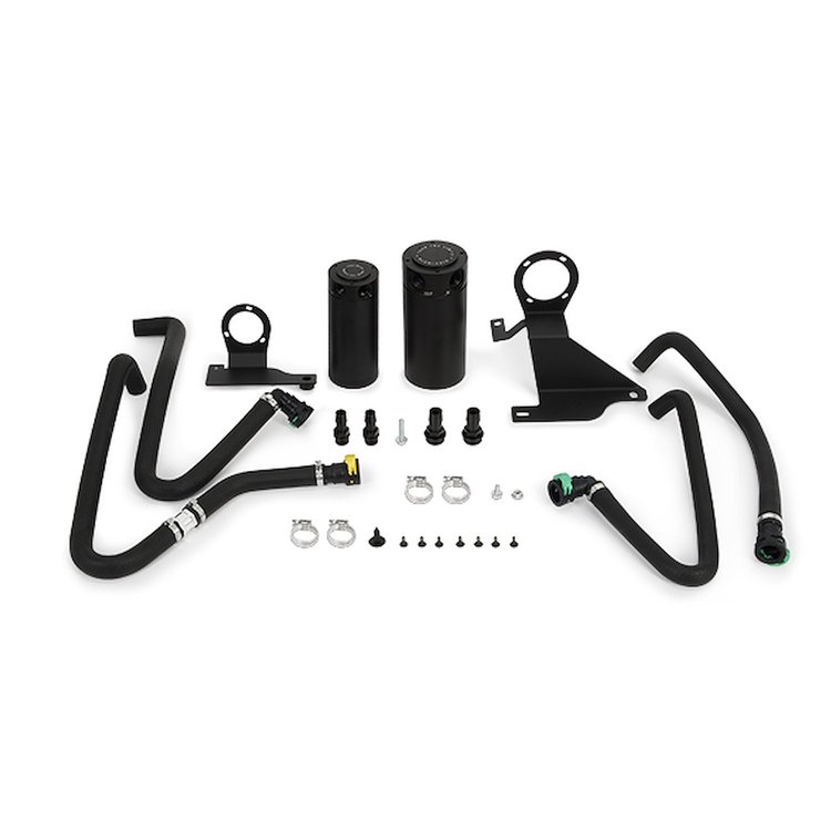 MMBCC-F35T-11SBE Baffled Oil Catch Can, fits Ford F-150 3.5L EcoBoost 2011-2014
