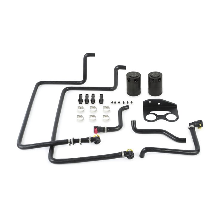 MMBCC-F35T-15SBE Baffled Oil Catch Can, fits Ford F-150 3.5L EcoBoost 2015-2016
