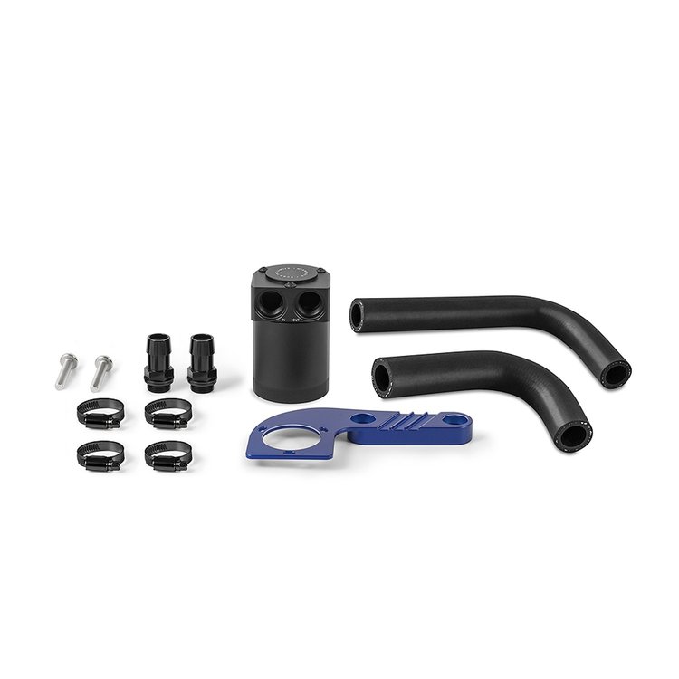 MMBCC-F80-15CSMB Baffled Oil Catch Can, Color Matched, Fits BMW F8X M3/M4 2015-2020