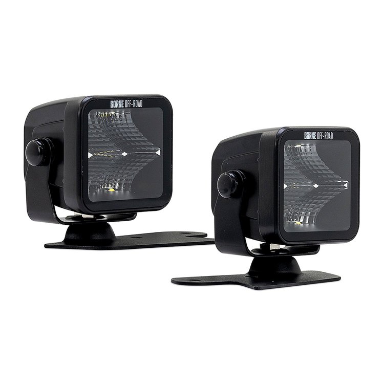 BNLT-BR-21-DT2F Ditch Light Set (2) Flood Ford Bronco 2021+