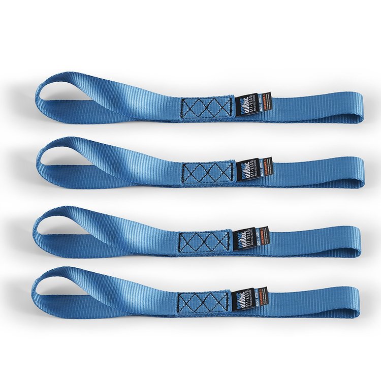 BNRTC-SLP-4BL Borne Off-Road Soft Loop Tie-Down Straps