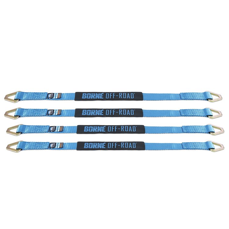 Ratchet Tie Kit 4PK Blue