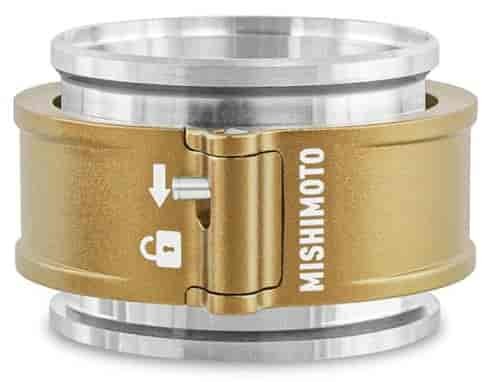 Quick-Release Billet Aluminum Clamp Assembly 3 in. - Gold Anodized