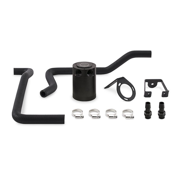 MMBCC-MOP61-05PBEBK Direct-Fit Catch Can Kit fits Dodge Charger 2005-2010 / Chrysler 300C 6.1L 2005-2010