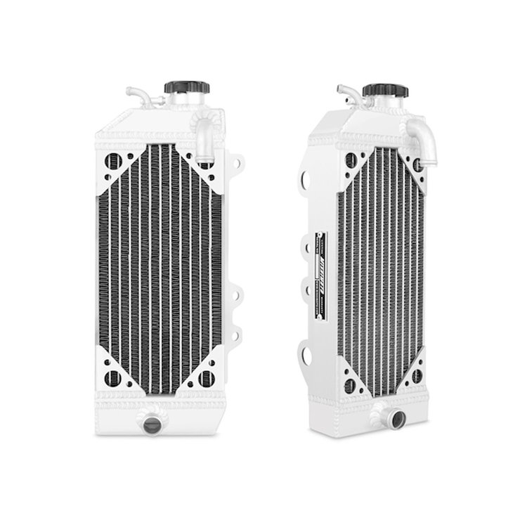 MMDB-KX250F-10RX Right Braced Aluminum Dirt Bike Radiator, fits Kawasaki KX250F 2010-2014