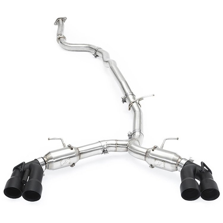 Pro Cat-Back Exhaust System 2016-Up Chevrolet Camaro 2.0T Quad Tip