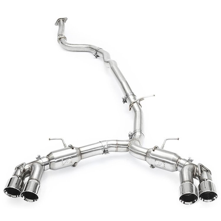 Pro Cat-Back Exhaust System 2016-Up Chevrolet Camaro 2.0T Quad Tip