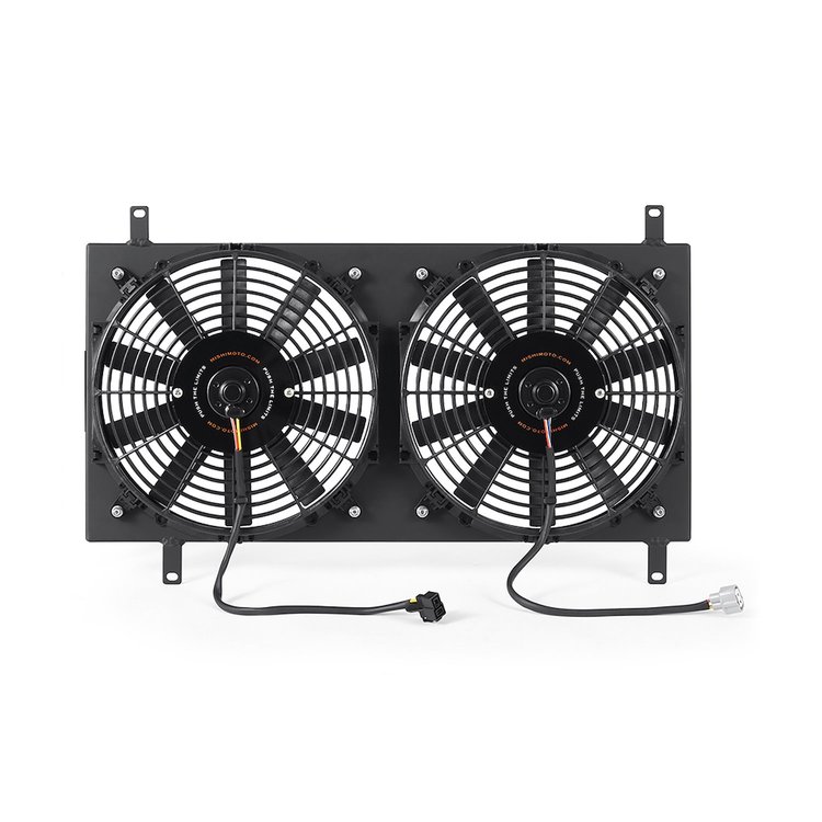 MMFS-MIA-90BK Performance Aluminum Fan Shroud Kit, fits Mazda Miata 1990-1997