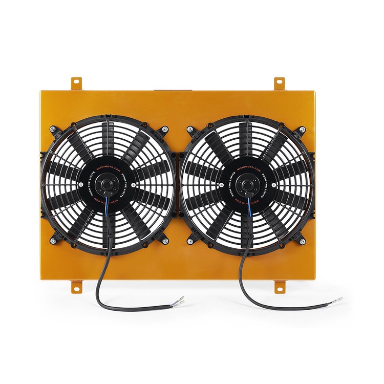 MMFS-MUS-79GD Performance Aluminum Radiator Fan Shroud Kit, fits Ford Mustang 1979-1993